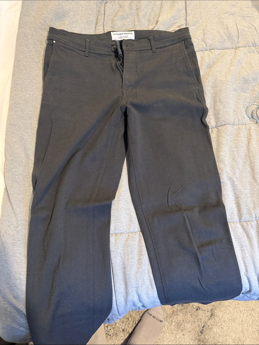 Men's Regular Fit Gray Pants